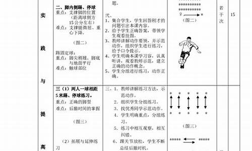 初中足球体育教案_初中足球体育教案设计